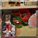 D96. Christmas decorations.